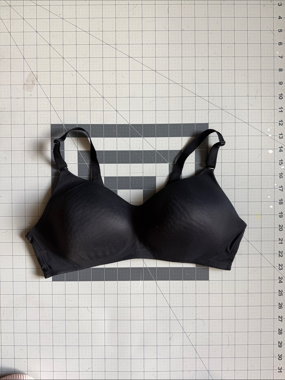 Torrid Curve Wire-Free Lightly Lined Smooth Bra Black 38C